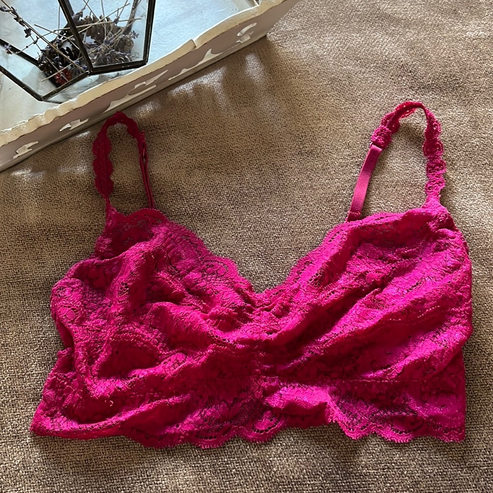 Cosabella Sweetie Bralette - Magenta, Size SP